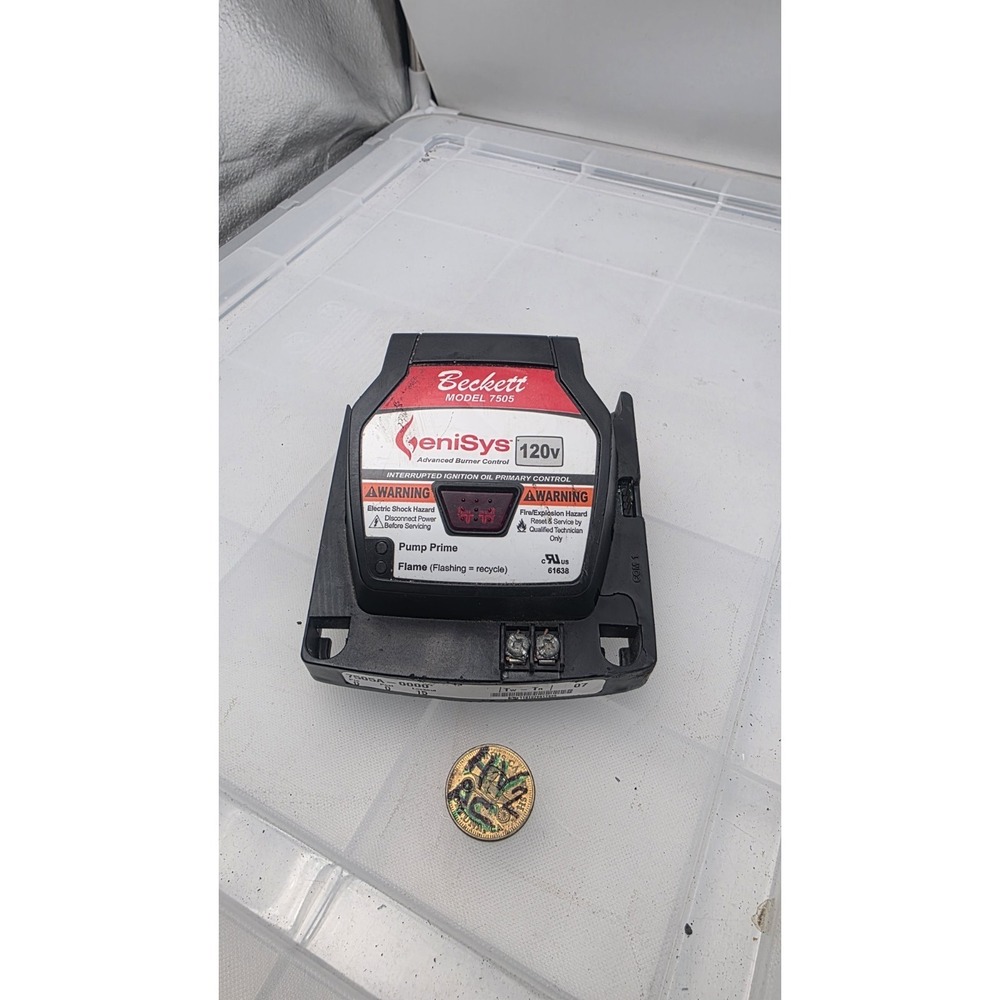 BACKETT GENISYS 120V MODEL 7505 CONTROLLER ADVANCE INDUSTRIAL BURNER CONTROL